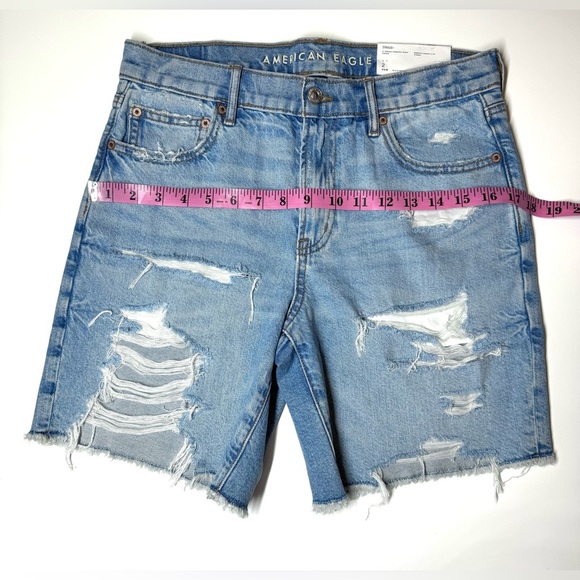 American Eagle Women’s High Rise 8’’ Perfect Bermuda Shorts Size- 2 - Picture 3 of 6